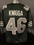 Noah Knigga Signed Eastern Michigan Eagles NCAA Style Jersey Wilder COA