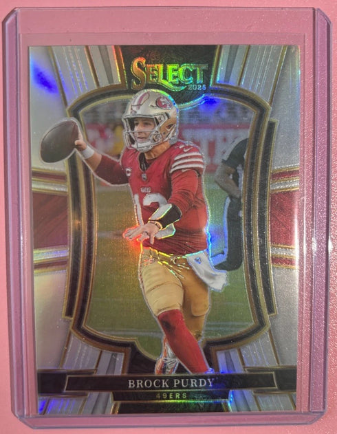 2025 Panini Select # 117 Brock Purdy Silver Prizm San Francisco 49ers π₯