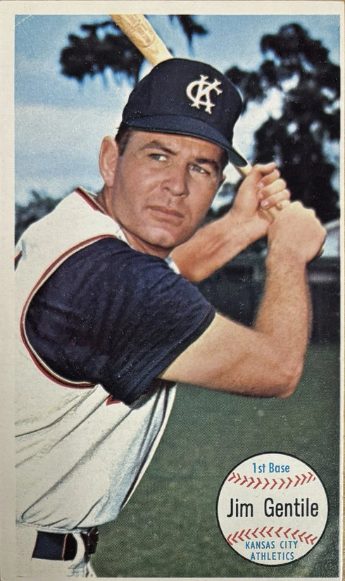 1964 Topps Oversized Jim Gentile Kansas City Athletics #15