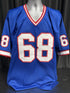 Custom Unsigned Joe DeLamielleure Blue Jersey XL