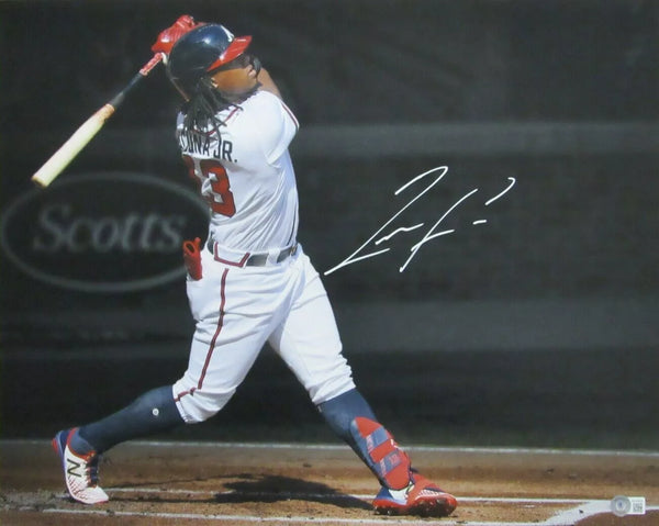 Ronald Acuna Jr. Atlanta Braves Signed/Autographed 16x20 Photo Beckett