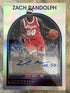 2026 NBA Hoops Zach Randolph Auto Foil #89S-ZR