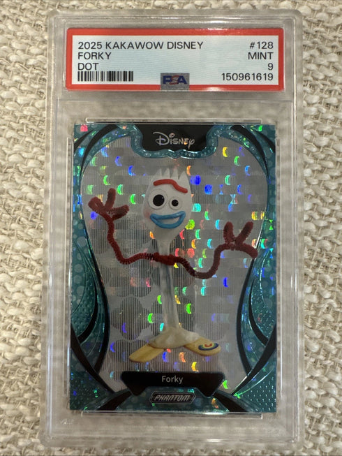 2025 Kakawow Disney Forky #128 /210 PSA 9