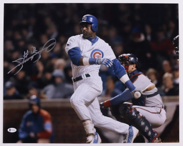 Sammy Sosa Chicago Cubs Signed/Autographed 16x20 Photo Beckett