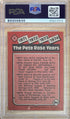 1986 Topps Pete Rose Reds #4 PSA Authentic Auto