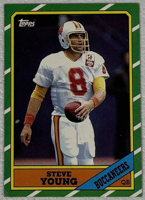 1986 Topps Steve Young Tampa Bay Buccaneers Rookie #374