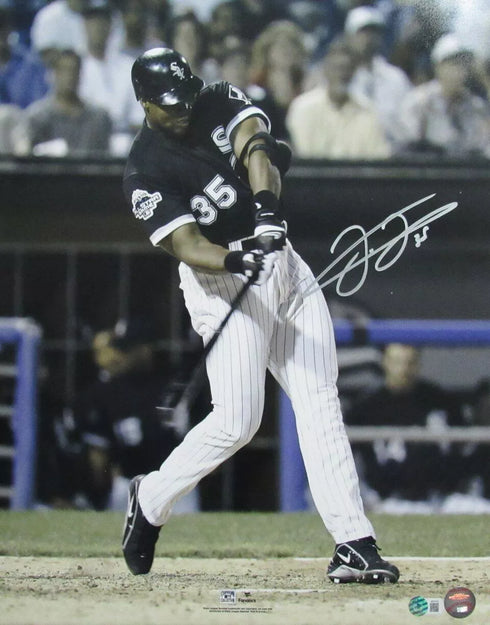 Frank Thomas HOF Autographed 16x20 Photo Chicago White Sox Beckett
