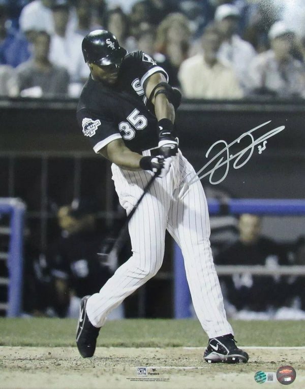 Frank Thomas HOF Autographed 16x20 Photo Chicago White Sox Beckett
