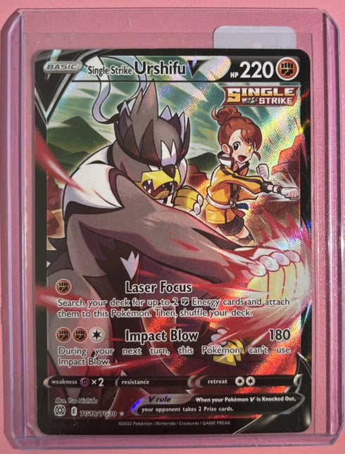 Pokémon Single Strike Urshifu V TG18/TG30 Brilliant Stars Trainer Gallery