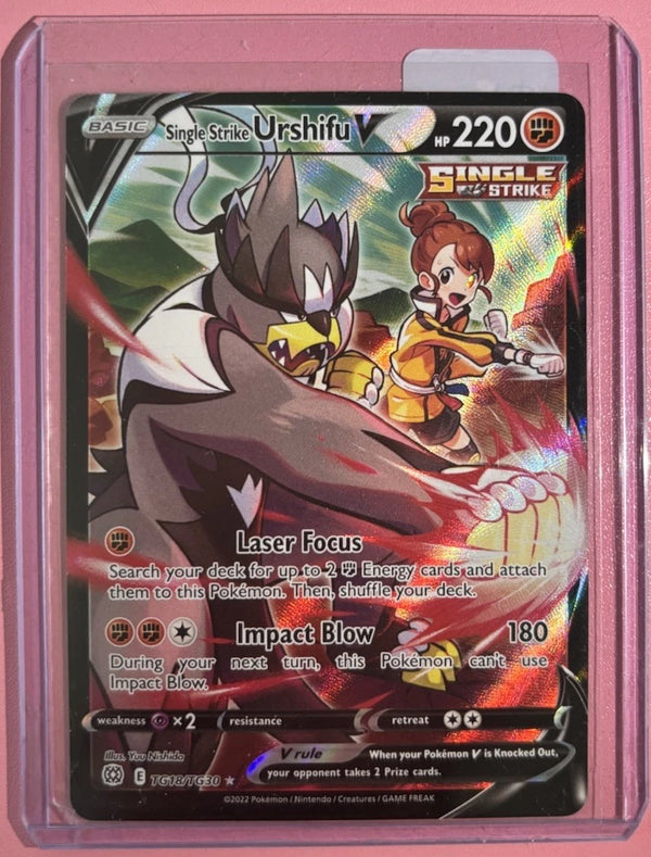 Pokémon Single Strike Urshifu V TG18/TG30 Brilliant Stars Trainer Gallery