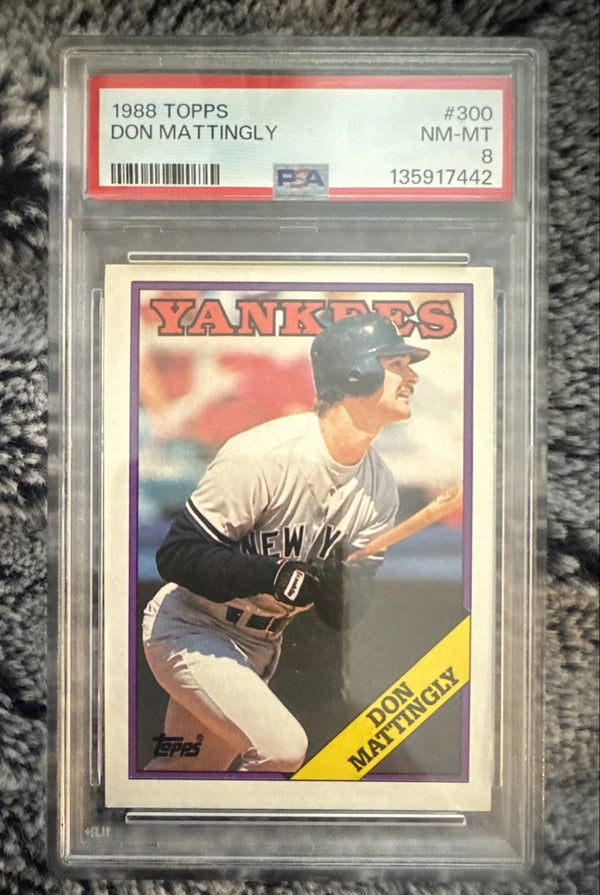 1988 Topps - Don Mattingly #300 PSA 8