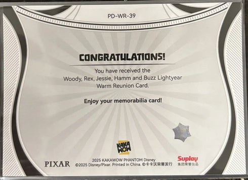 Toy Story Buzz Woody Bo Peep Rex Hamm 2025 Kakawow Phantom Disney PD-WR-39