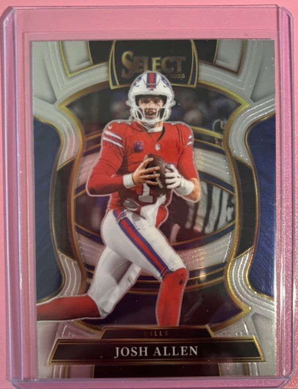 Josh Allen Base Concourse Level 2025 Panini Select #86 Buffalo Bills
