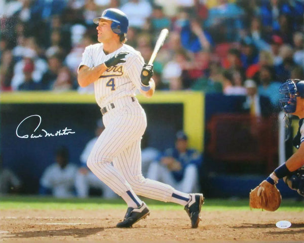 Paul Molitor HOF Milwaukee Brewers Signed/Auto16x20 Photo JSA