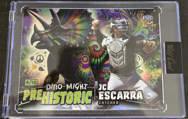 2026 Wild Card Dino-might Jc Escarra Prehistoric /10 Yankees