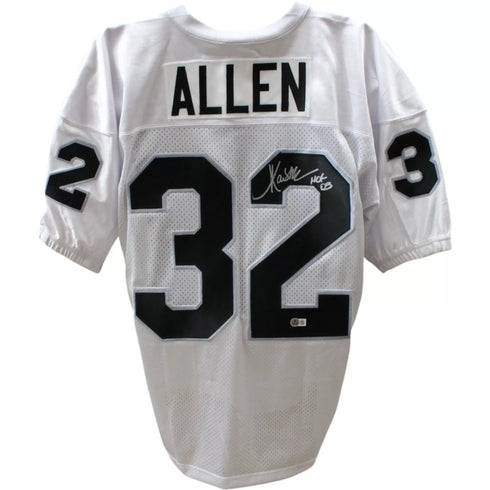 Marcus Allen Autographed/Signed Pro Style White XL Jersey HOF Beckett