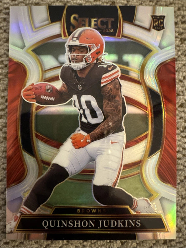 2025 Panini Select Quinshon Judkins Rookie #55 Browns Base NFL Card