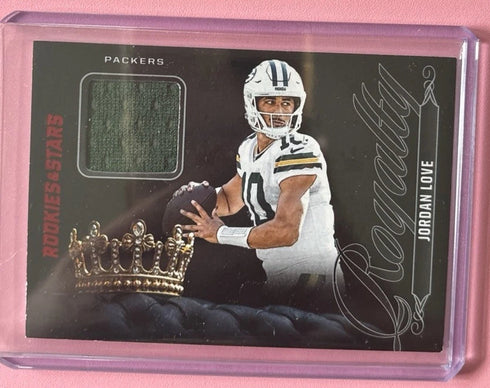 2025 Panini Rookies & Stars Jordan Love Royalty Patch Green Bay Packers