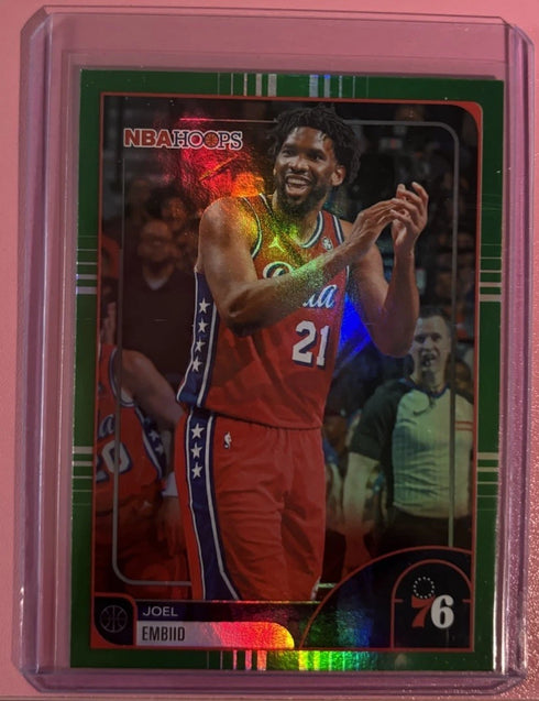 Panini 2025 NBA Hoops Green Joel Embiid Philadelphia 76ers #131