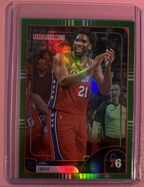 Panini 2025 NBA Hoops Green Joel Embiid Philadelphia 76ers #131
