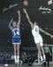 Bill Russell/Oscar Robertson Dual-Autographed 16x20 Photo JSA