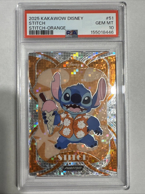 2025 Kakawow Disney Stitch Stitch-orange /50 #51 GEM MT 10