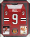 Chicago Blackhawks Bobby Hull Signed Framed Red Jersey HOF 1983 With JSA