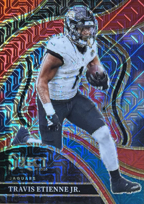 2023 Select Travis Etienne Jr Jacksonville Jaguars Club Level Prizm /49 #216
