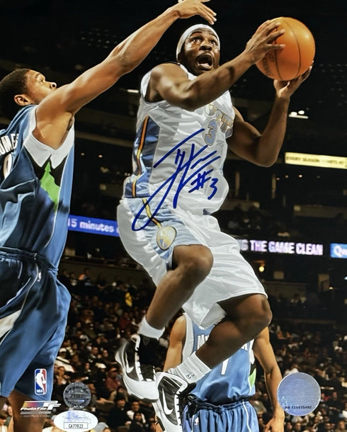 Denver Nuggets Ty Lawson Signed 8x10 JSA COA