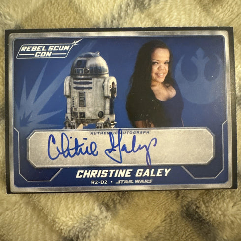 Christine Galey Star Wars R2-D2 Autograph Signed Auto Custom Card (M2)