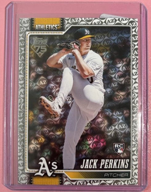 2026 Topps Series 1 - Jack Perkins RC Spring Training Oakland Athletics #206