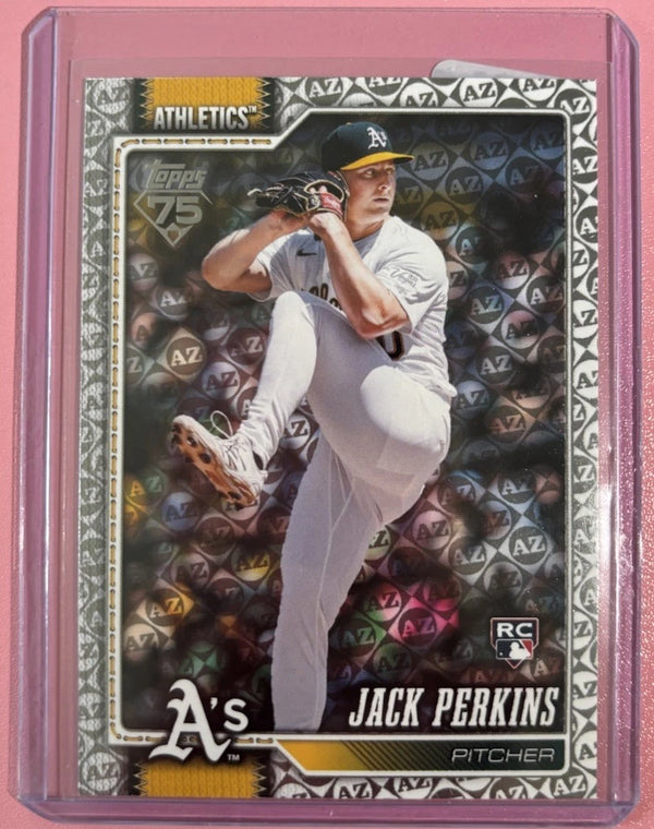 2026 Topps Series 1 - Jack Perkins RC Spring Training Oakland Athletics #206