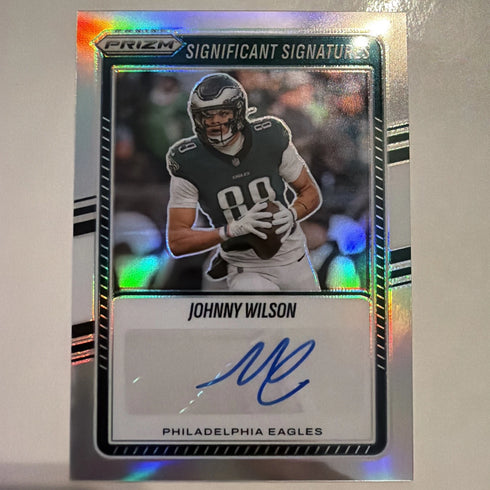 2025 Prizm Significant Signature JOHHNY WILSON #SSI-JWN Eagles