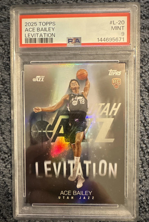 2025 Topps - Levitation Ace Bailey #L-20 (RC) PSA 9