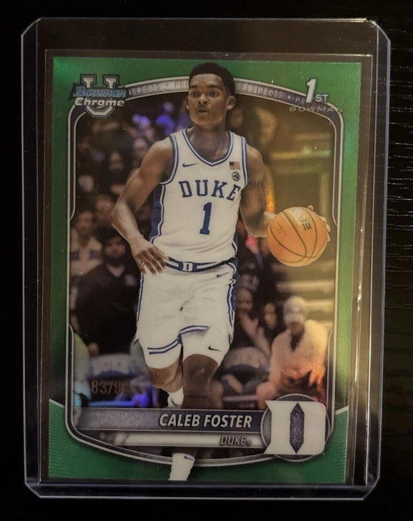 2025 Bowman Chrome Caleb Foster Green Refractor /99