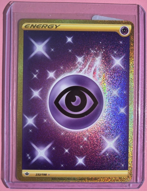 Psychic Energy 232/198 Gold Holo Pokemon SWSH06: Chilling Reign English NM