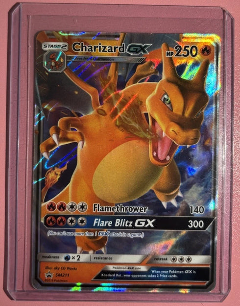 Charizard GX SM211 Sun & Moon Pokemon TCG. Pokémon 151 Scarlet & Violet