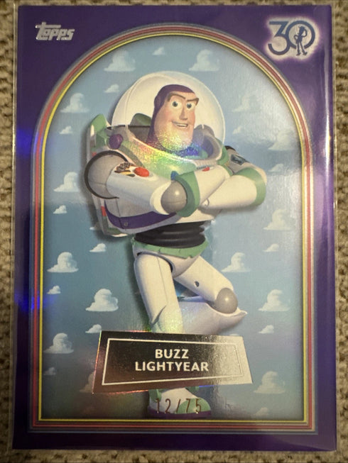 Topps 30 Years of Toy Story - Buzz Light Year #25 True Purple /75