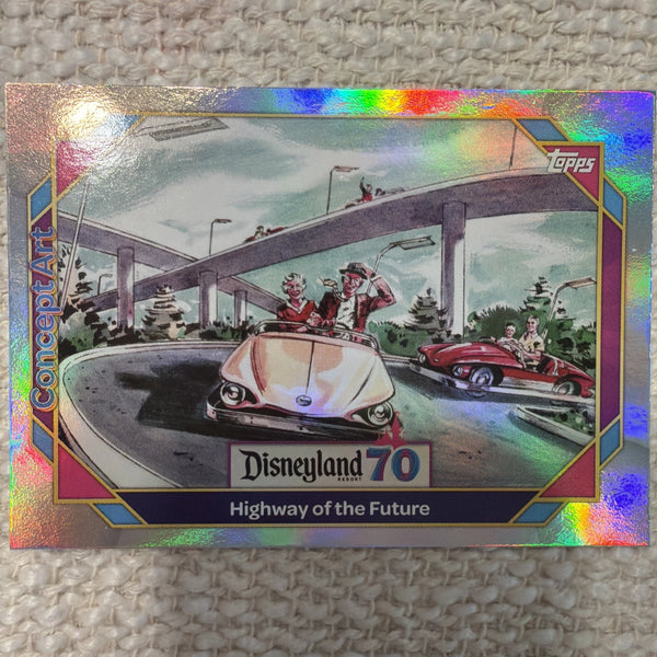 2025 Topps Disneyland 70th Anniversary Highway Of The Future #147 Foil