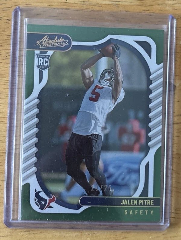 2022 PANINI ABSOLUTE JALEN PITRE RC ROOKIE HOUSTON TEXANS Green /25