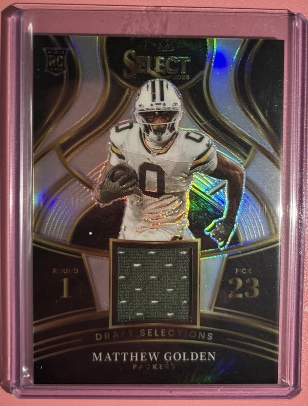 SHEDEUR SANDERS 2025 Select ROOKIE SWATCHES PRIZM RED #4 CLEVELAND BROWNS /125