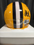 LSU Tigers Will Weeks West Weeks Whit Weeks Signed Mini helmet Beckett