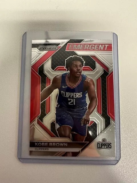 2023-24 Prizm Basketball Kobe Brown Emergent No.18
