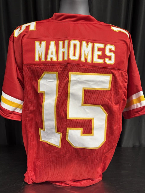 Custom Unsigned Patrick Mahomes Red Jersey XL