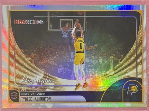 2025/26 Topps NBA Hoops -Highlights- Tyrese Haliburton #262 Pacers