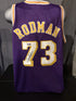 Dennis Rodman Signed Los Angeles Lakers Jersey SWAU COA