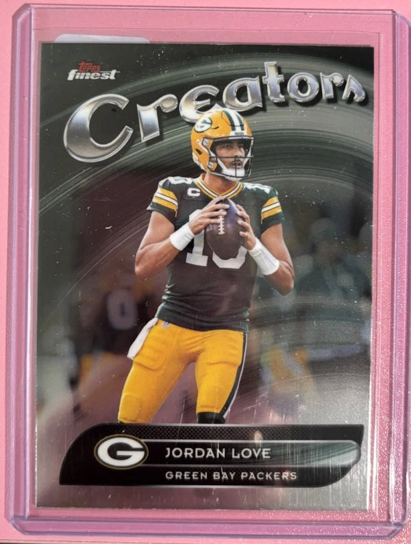 Topps Finest Creators Insert CR-11 Jordan Love Green Bay Packers NFL Card