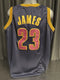 Custom Unsigned LeBron James Blue Jersey XL