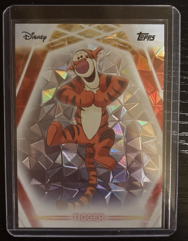 Topps Disney 100 Tigger Prism Parallel Non-Sport Trading Card #7 2026