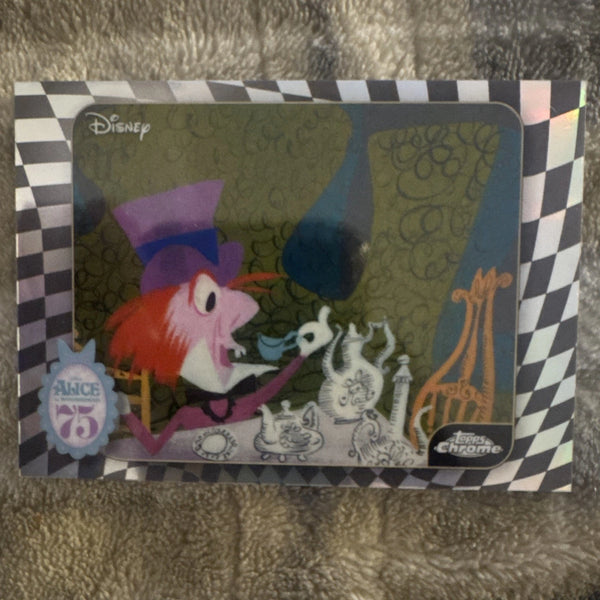 2026 Disney Topps Chrome AW-7 Alice In Wonderland Concept Art